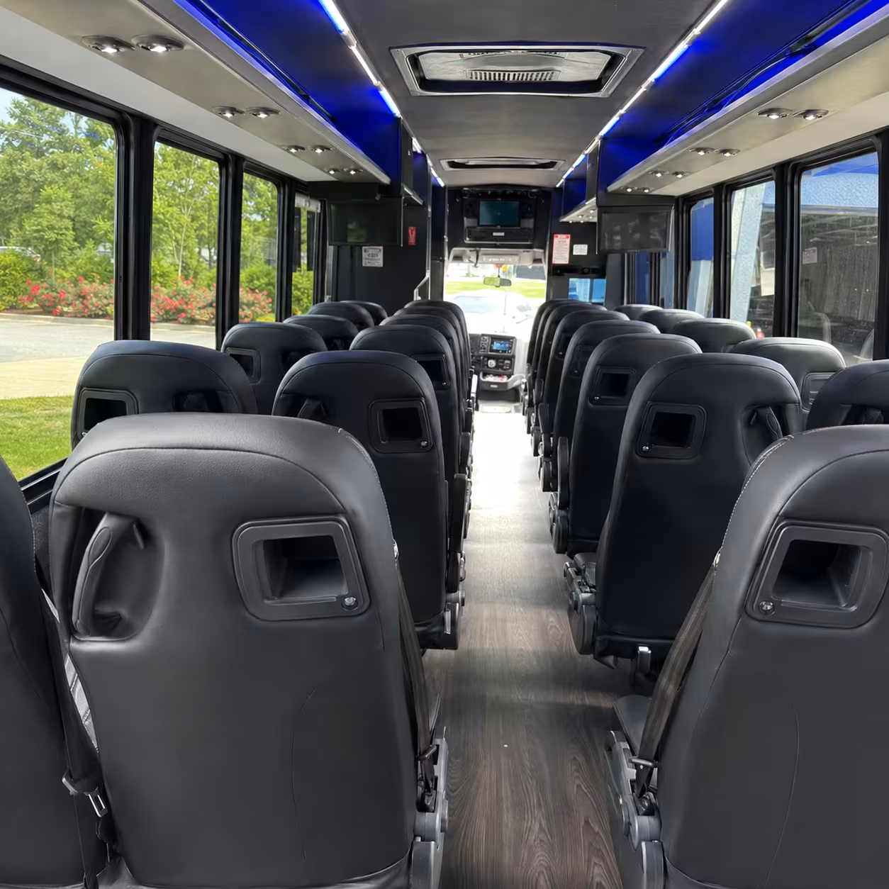 25 passenger minibus inside
