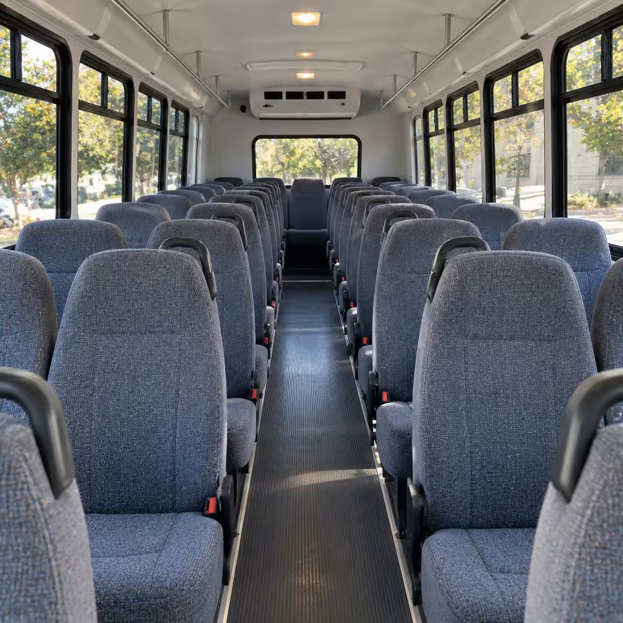 28 passenger minibus interior