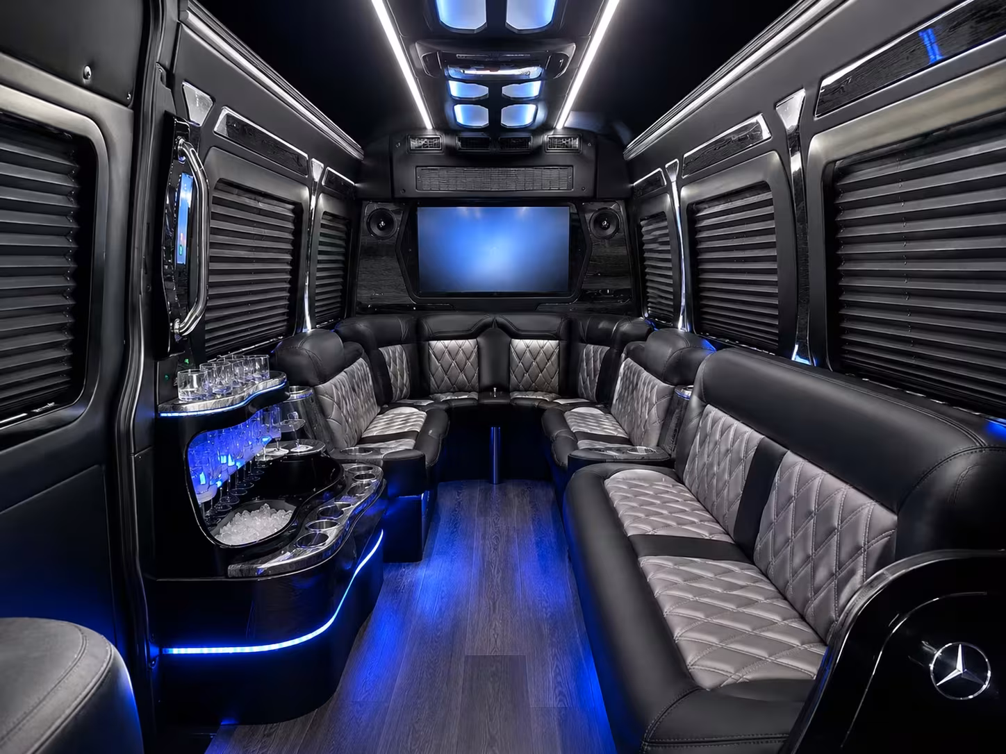 corporate airport shuttle buses for sugar land business travel