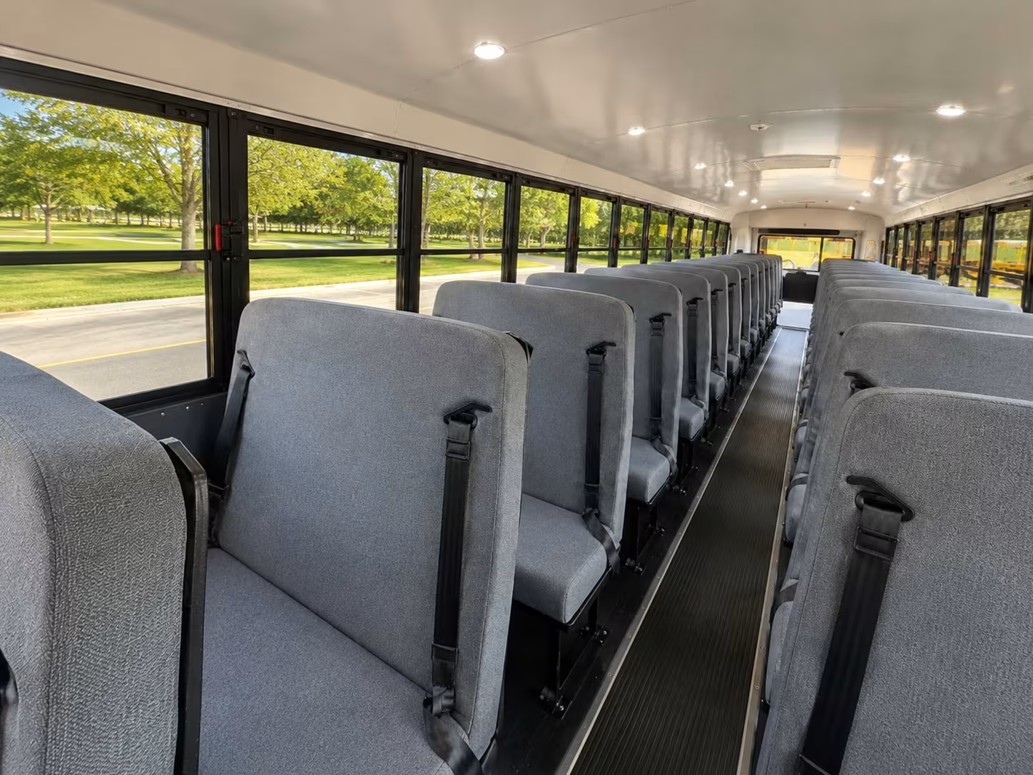 school bus interior