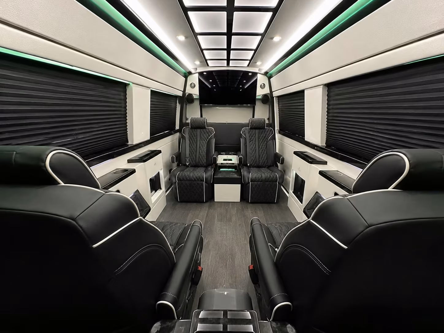 sprinter van with driver interior