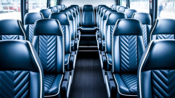 sugar land 25 passenger minibus inside