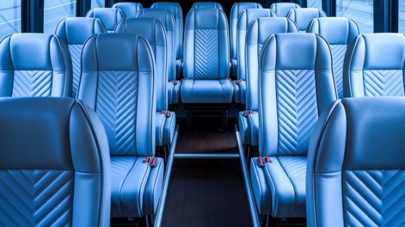 sugar land 35 passenger minibus inside