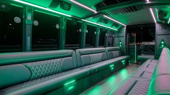 sugar land party bus rental inside